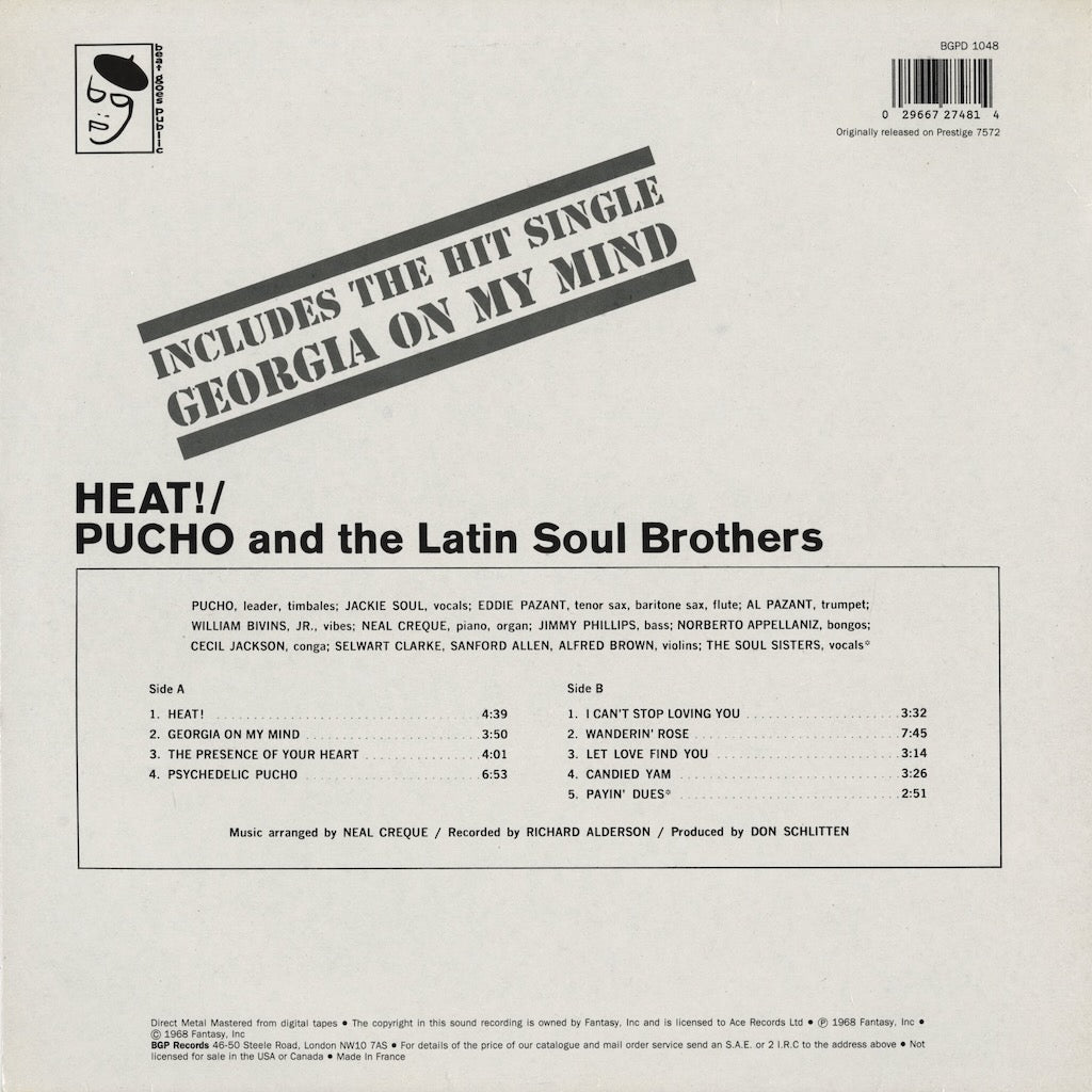 Pucho & The Latin Soul Brothers - Heat! (BGPD1048) LP 1992 UK BGP｜中古LP
