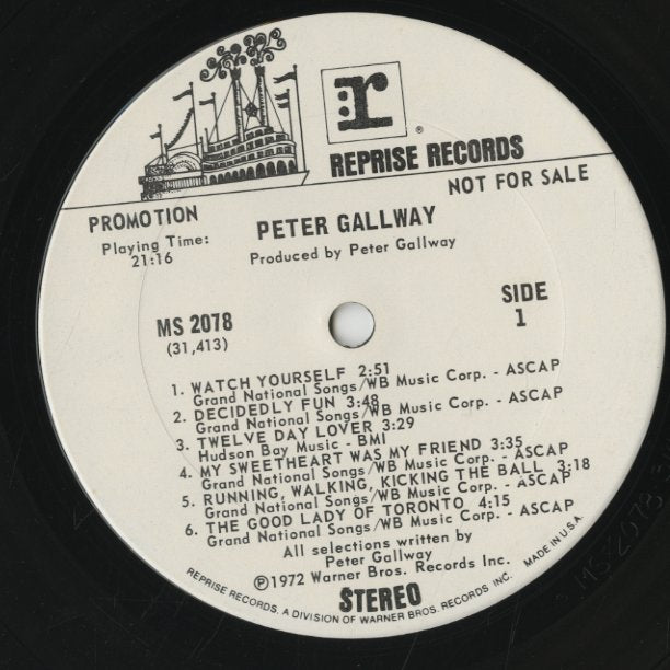 Peter Gallway / ピーター・ゴールウェイ (1971) (MS2078)