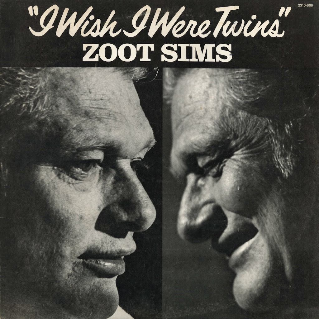 Zoot Sims I Wish I Were Twins 2310 868 LP 1981 US Pablo Records
