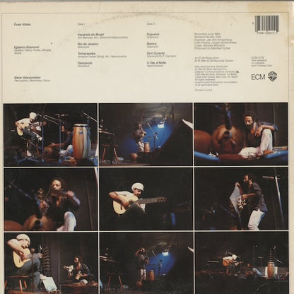 Egberto Gismonti / Nana Vasconcelos - Duas Vozes (25015-1E) LP 1984 US ECM｜中古LP