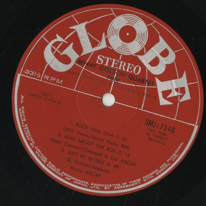Benny Golson - Free (SMJ-7148) LP 1963 JPN Globe - Argo Jazz｜中古LP