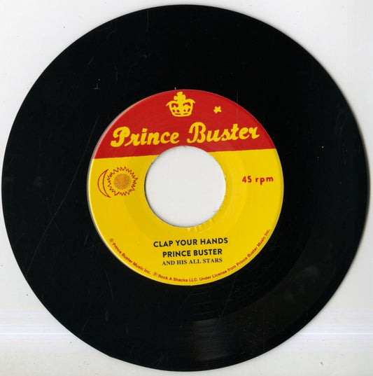 Prince Buster - Funky Jamaica - Clap Your Hand -7 (RSPB7-018) Rock A Shacka プリンス・バスター back