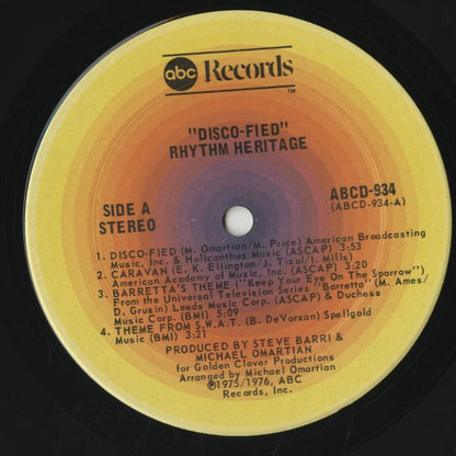 Rhythm Heritage / リズム・ヘリテージ / Disco-Fied (ABCD-934)