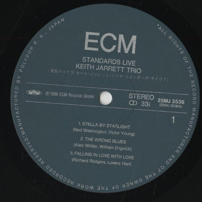 Keith Jarrett / キース・ジャレット / Standards Live (25MJ 3536)