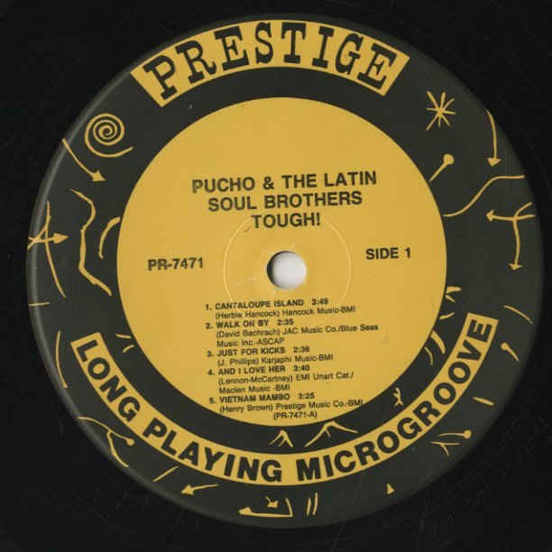 Pucho & The Latin Soul Brothers / プーチョ＆ラテン・ソウル・ブラザーズ / Tough! (PR7471)