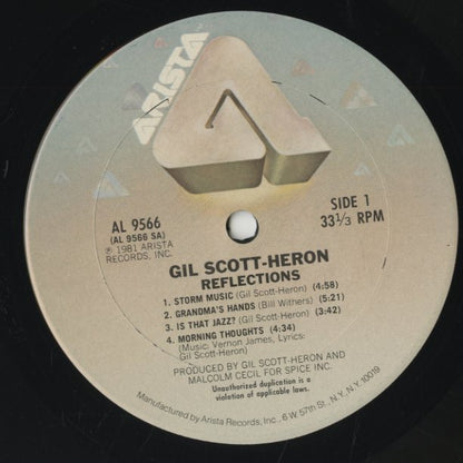 Gil Scott Heron / ギル・スコット・ヘロン / Reflections (AL9566)