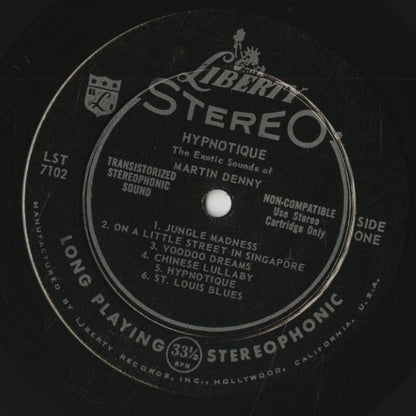 Martin Denny / マーチン・デニー / Hypnotique - STEREO (LST7102)