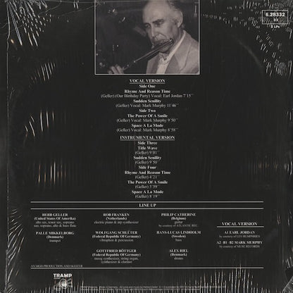 Herb Geller - An American In Hamburg - The View From Here (TRLP 9024) 2013 GER Tramp Records｜中古LP