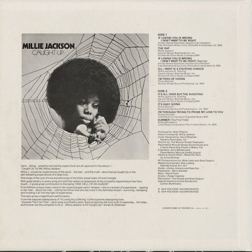 Millie Jackson - Caught Up (MP2424) 1974 JPN Polydor｜中古LP