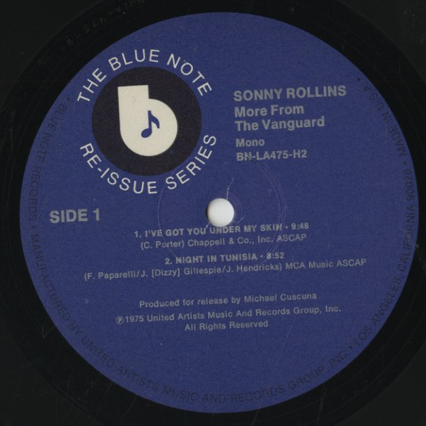 Sonny Rollins / ソニー・ロリンズ / More From The Vanguard - 2LP (BN-LA475-H2)