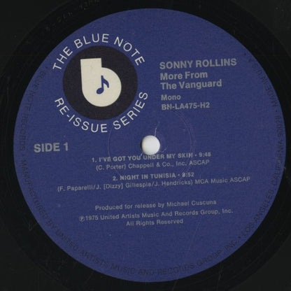 Sonny Rollins / ソニー・ロリンズ / More From The Vanguard - 2LP (BN-LA475-H2)