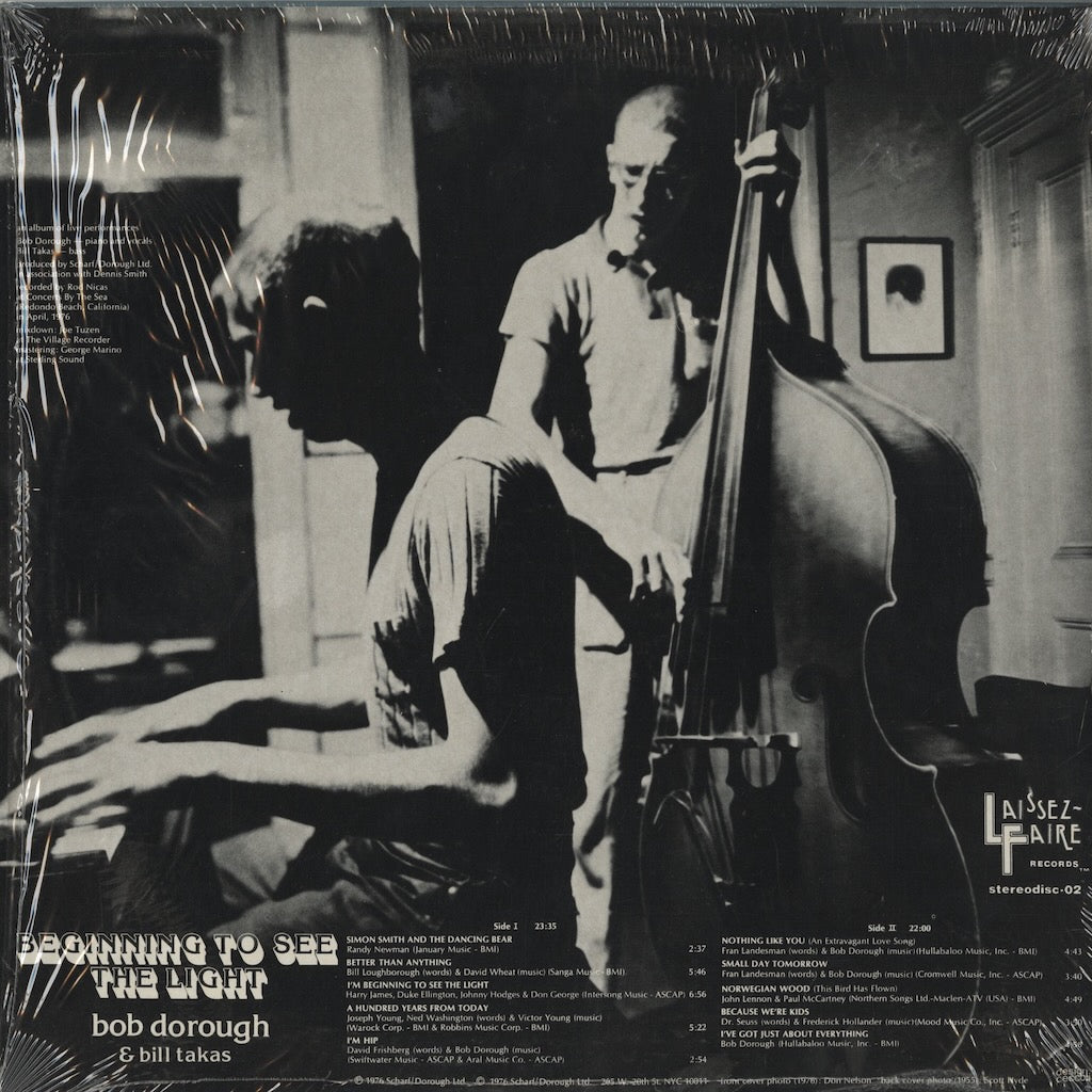 Bob Dorough - Beginning To See The Light (SD 02) LP 1976 US Laissez-Faire Records｜中古LP