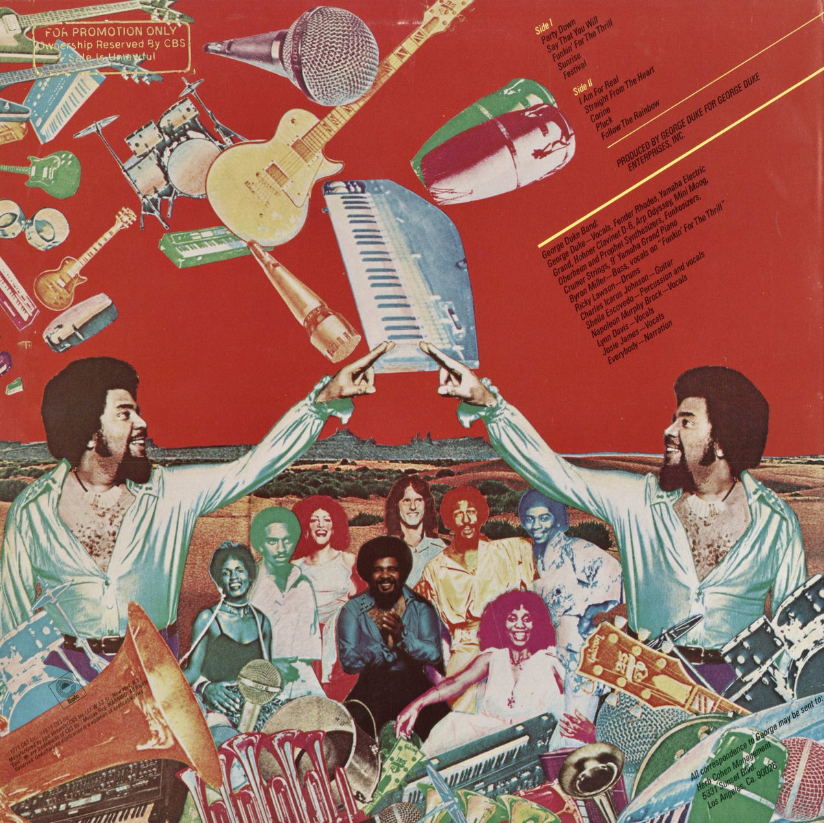 George Duke - Follow The Rainbow (JE 35701) 1979 US Epic｜中古LP