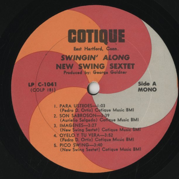 The New Swing Sextet / ニュー・スウィング・セクステット / Swingin' Along (LP C-1041)