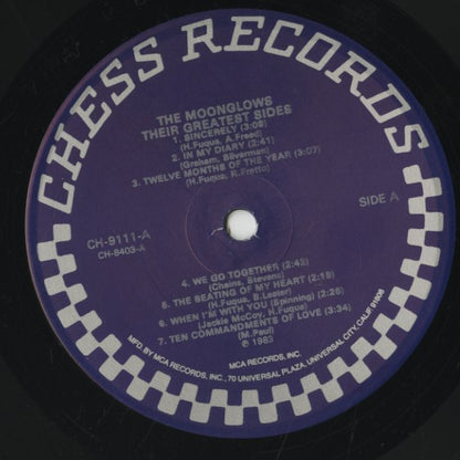 The Moonglows / ムーングロウズ / Their Greatest Hits (CH-9111)
