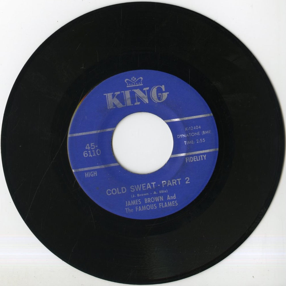 James Brown / ジェイムス・ブラウン / Cold Sweat (part1&2) -7 (45-6110)
