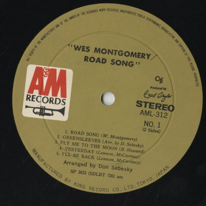 Wes Montgomery / ウェス・モンゴメリー / Road Song (AML 312)