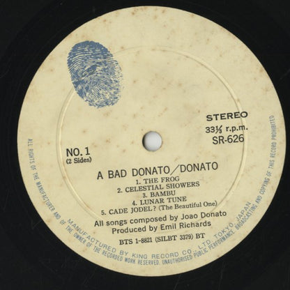 Joao Donato / ジョアン・ドナート / A Bad Donato (SR626)