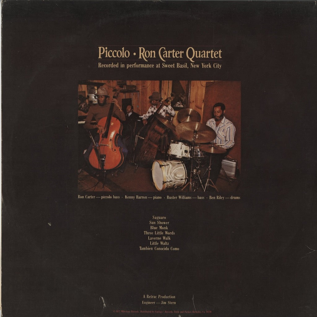 Ron Carter - Piccolo (M-55004) 2LP 1977 US Milestone｜中古LP