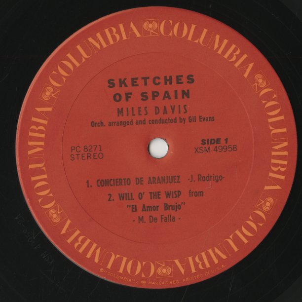 Miles Davis / マイルス・デイヴィス / Sketches Of Spain (PC8271)