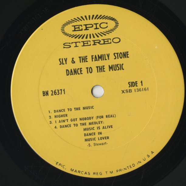 Sly And The Family Stone / スライ＆ザ・ファミリー・ストーン / Dance To The Music (BN26371)