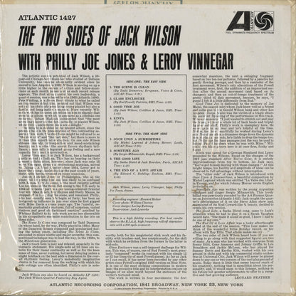 Jack Wilson - The Two Sides Of Jack Wilson (1427) 1964 US Atlantic｜中古LP