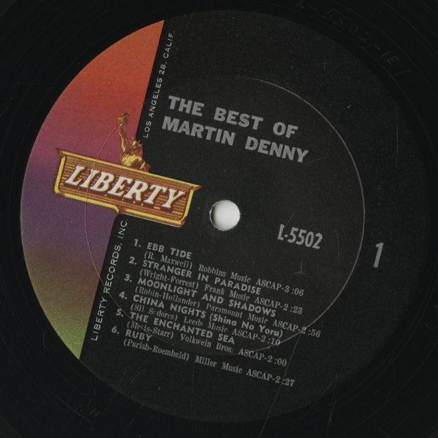 Martin Denny - The Best Of Martin Denny (L5502) 1961 US Liberty MONO｜中古LP