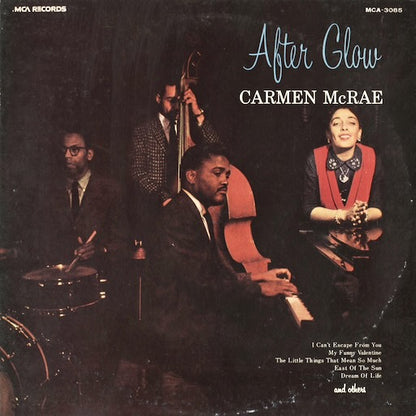 Carmen McRae - After Glow (MCA-3085) 1973 JPN Decca｜中古LP