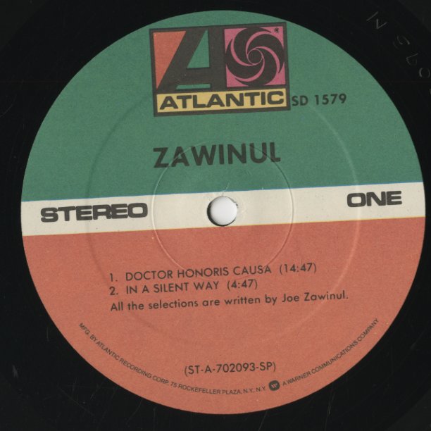 Joe Zawinul / ジョー・ザヴィヌル / Zawinul (SD1579)