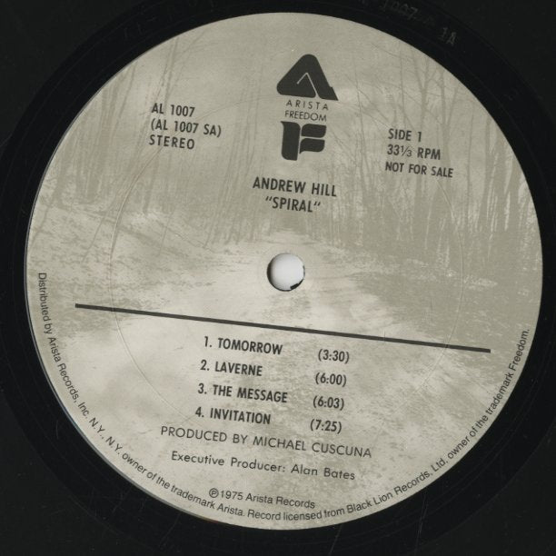 Andrew Hill / アンドリュー・ヒル / Spiral (Al 1007)