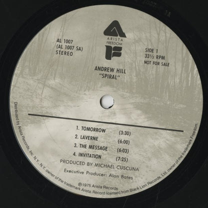 Andrew Hill / アンドリュー・ヒル / Spiral (Al 1007)