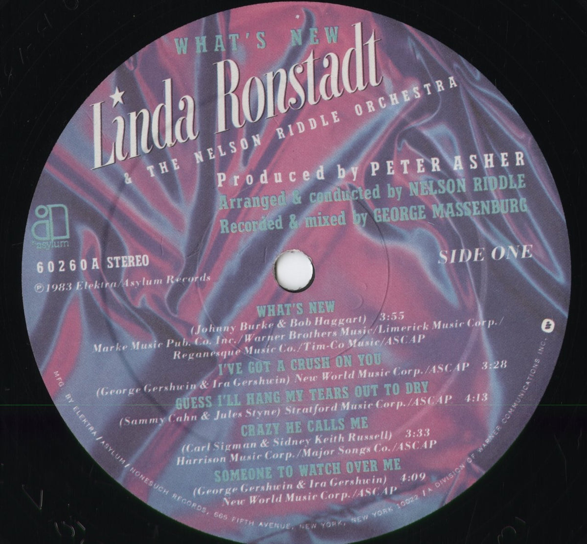 Linda Ronstadt - What's New (60260) 1983 US Asylum｜中古LP