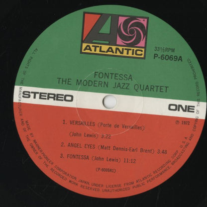The Modern Jazz Quartet - Fontessa (P-6069A) LP 1972 JPN Atlantic｜中古LP