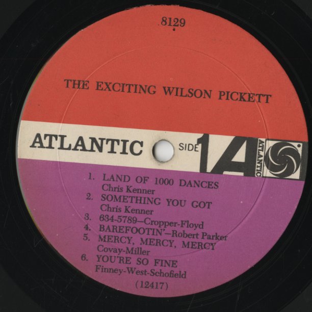 Wilson Pickett / ウィルソン・ピケット / The Exciting Wilson Pickett (8129)