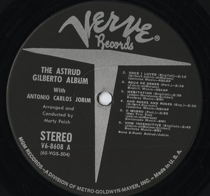 Astrud Gilberto - The Astrud Gilberto Album (V6-8608) 1965 US Verve｜中古LP