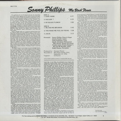 Sonny Phillips / ソニー・フィリップス / My Black Flower (MR5118)