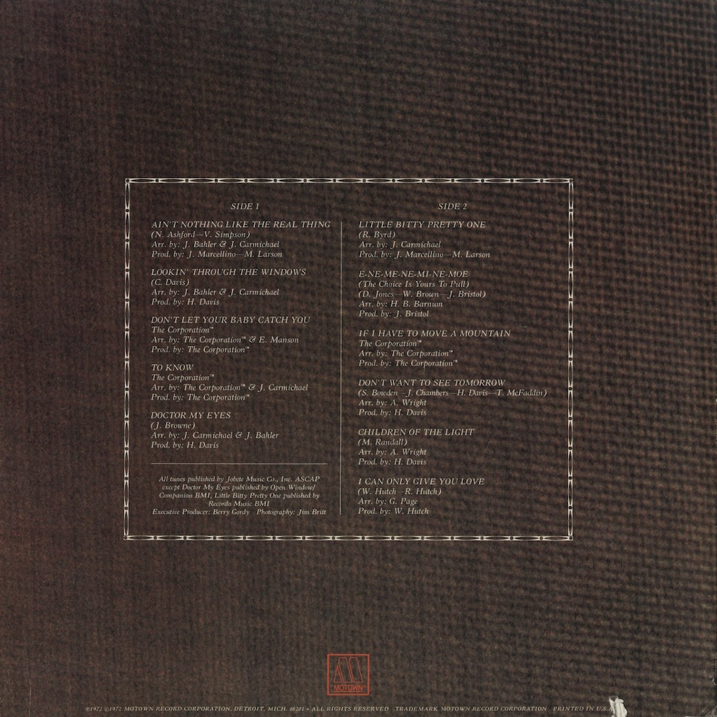 Jackson 5 / ジャクソン・ファイヴ / Lookin' Through The Windows (M 750 L)