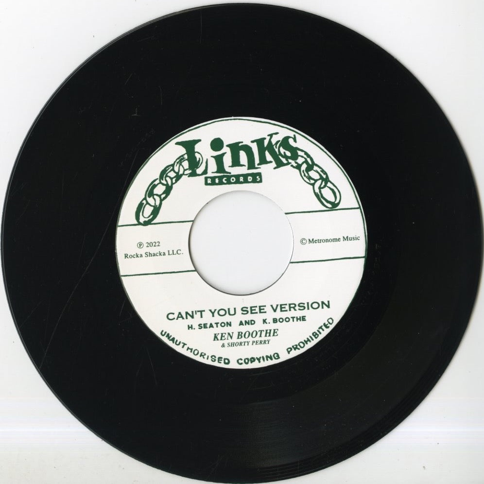 Ken Boothe & Shorty Perry / ケン・ブース＆ショーティ・ペリー / Can't You See Version -7