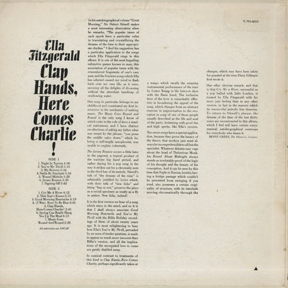 Ella Fitzgerald / エラ・フィッツジェラルド / Clap Hands Here Comes Charlie! (V-4053)