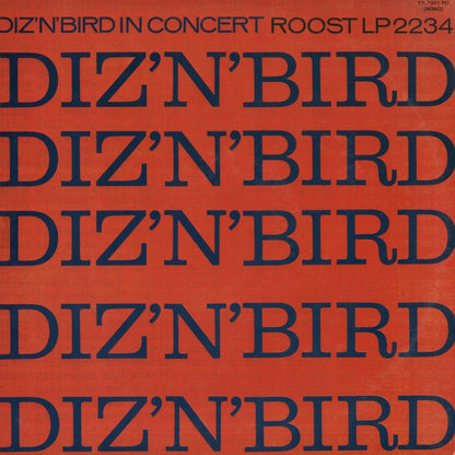 Dizzy Gillespie - Charlie Parker / ディジー・ガレスピー　チャーリー・パーカー / Diz 'N' Bird In Concert (YY-7001-RO)
