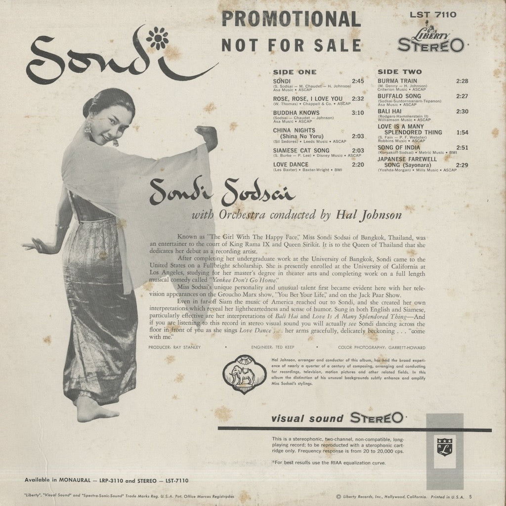 Sondi Sodsai / ソンディ・ソッサイ / Sondi (LST7110)