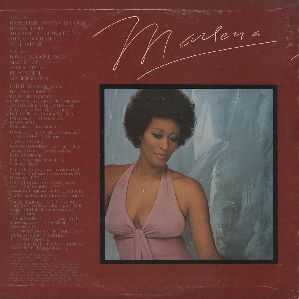 Marlena Shaw / マリーナ・ショウ / Just A Matter Of Time (BN LA 606 G)