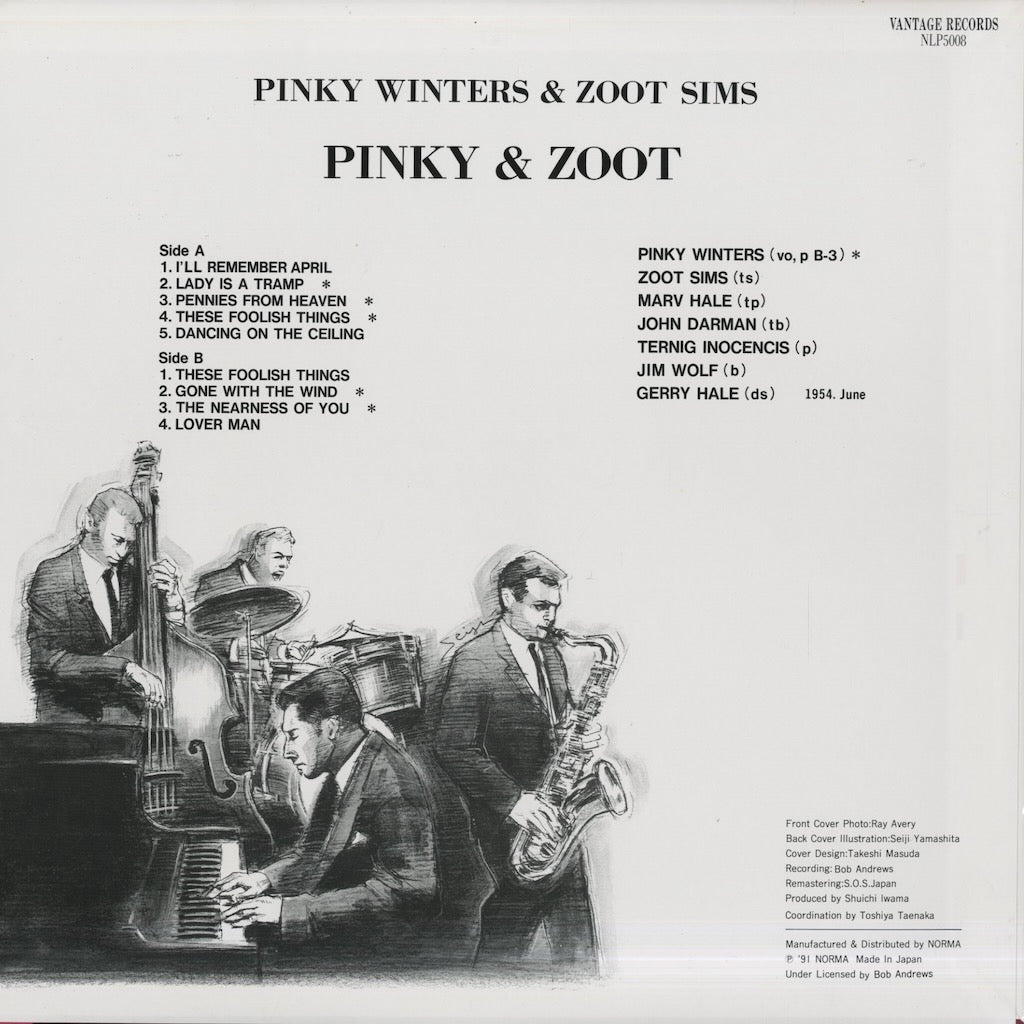 Pinky Winters / ピンキー・ウィンタース / Pinky & Zoot (NLP-5008)