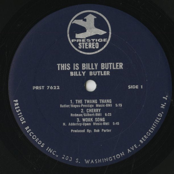 Billy Butler / ビリー・バトラー / This Is Billy Butler! (PRST7622)
