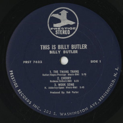 Billy Butler / ビリー・バトラー / This Is Billy Butler! (PRST7622)