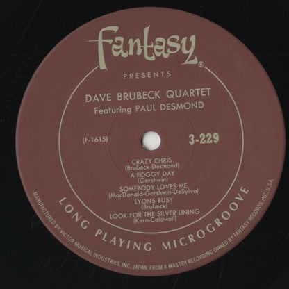 The Dave Brubeck Quartet - Paul Desmond / デイヴ・ブルーベック　ポール・デスモンド/ Brubeck Desmond (F-3229)