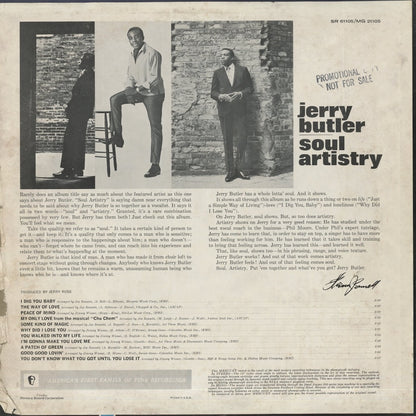 Jerry Butler / ジェリー・バトラー / Soul Artistry (MG21105)