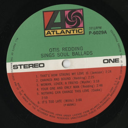 Otis Redding / オーティス・レディング / Otis Blue - Otis Redding Sings Soul (VOLT412)