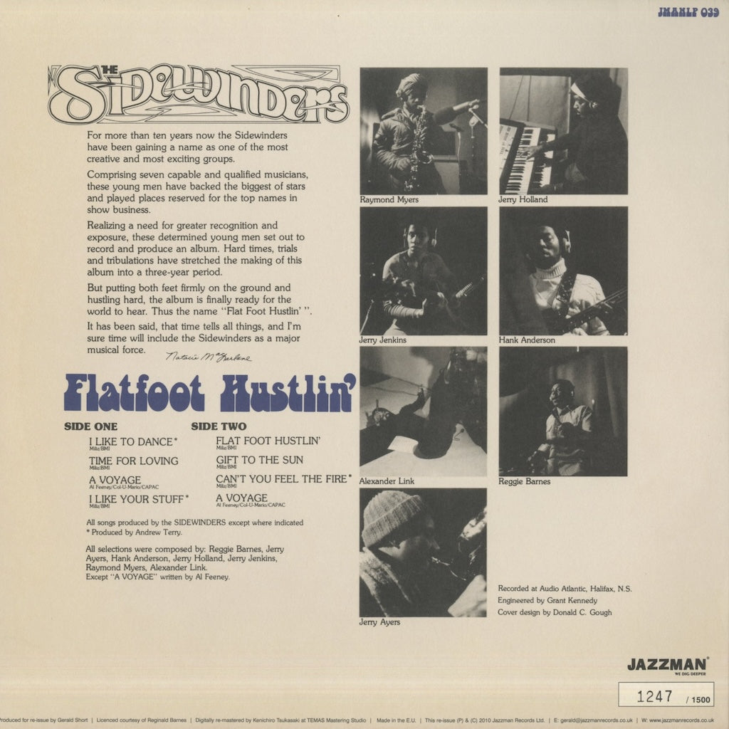 The Sidewinders / サイドワインダーズ / Flatfoot Hustlin' (JMANLP039)