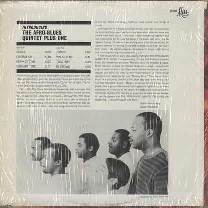 Afro Blues Quintet Plus One - Introducing (LPS 3002) LP 1965 US Mira Records｜中古LP